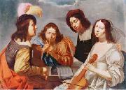 Jan van Bijlert A Concert oil painting picture wholesale